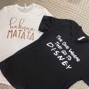 TWO cute Disney shirts!